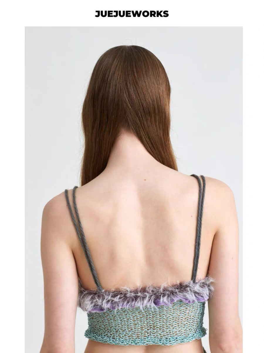 JUEJUEWORKS Hand-Knit Top