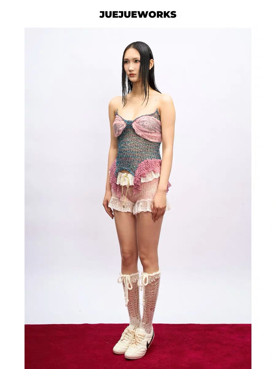 JUEJUEWORKS Hand-Knit Shorts