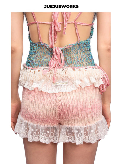 JUEJUEWORKS Hand-Knit Shorts