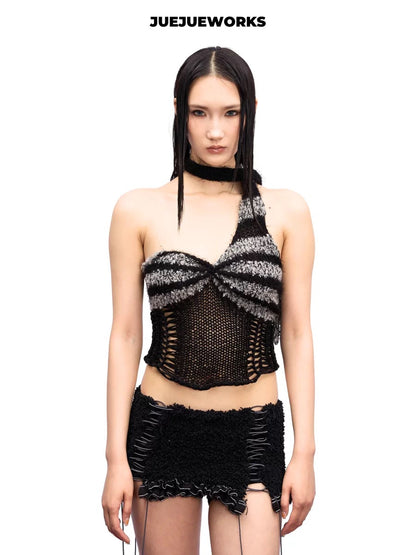 JUEJUEWORKS Hand-Knit Top