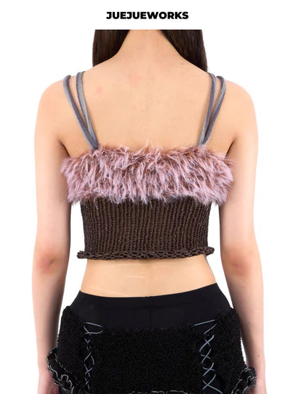 JUEJUEWORKS Hand-Knit Top