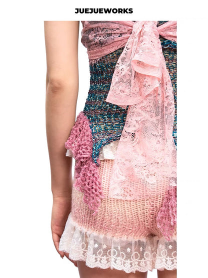 JUEJUEWORKS Hand-Knit Top