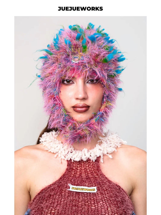 JUEJUEWORKS Hand-Knit Beanie