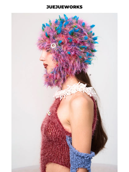 JUEJUEWORKS Hand-Knit Beanie