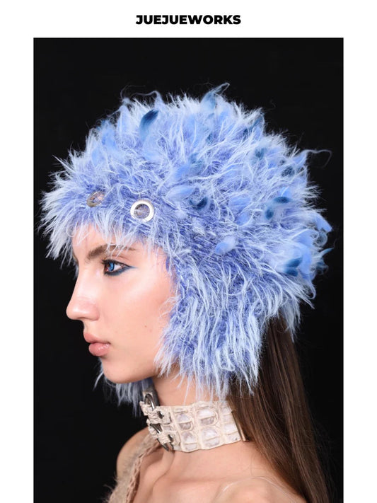 JUEJUEWORKS Hand-Knit Beanie