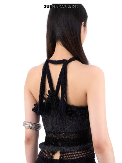 JUEJUEWORKS Hand-Knit Top