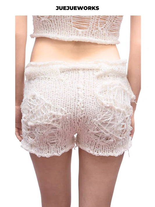 JUEJUEWORKS Hand-Knit Shorts