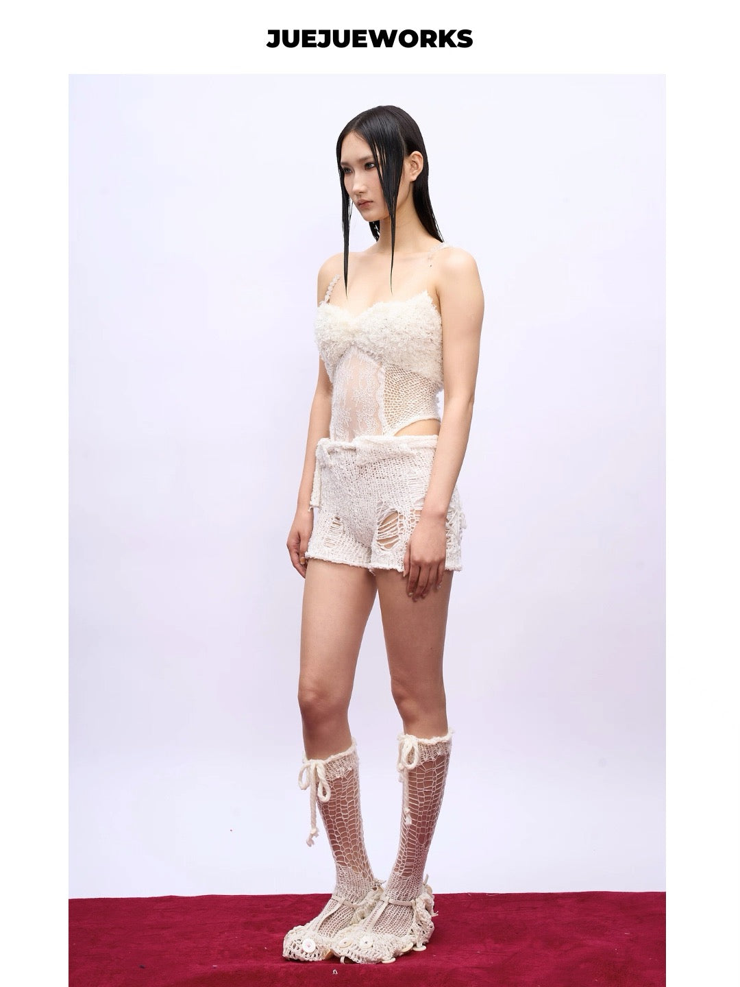 JUEJUEWORKS Hand-Knit Shorts