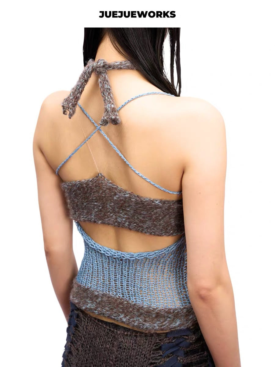 JUEJUEWORKS Hand-Knit Top