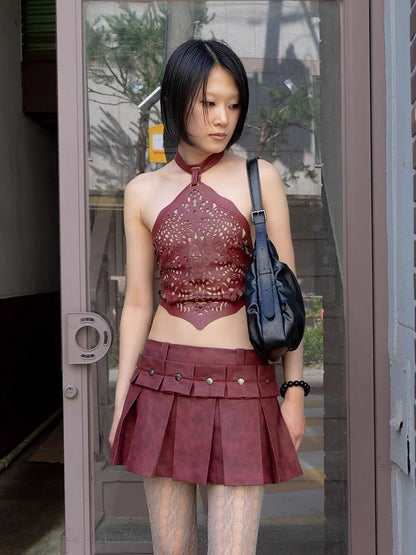 Tropiceye Like Tears In Rain Halter Top