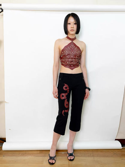 Tropiceye Like Tears In Rain Halter Top