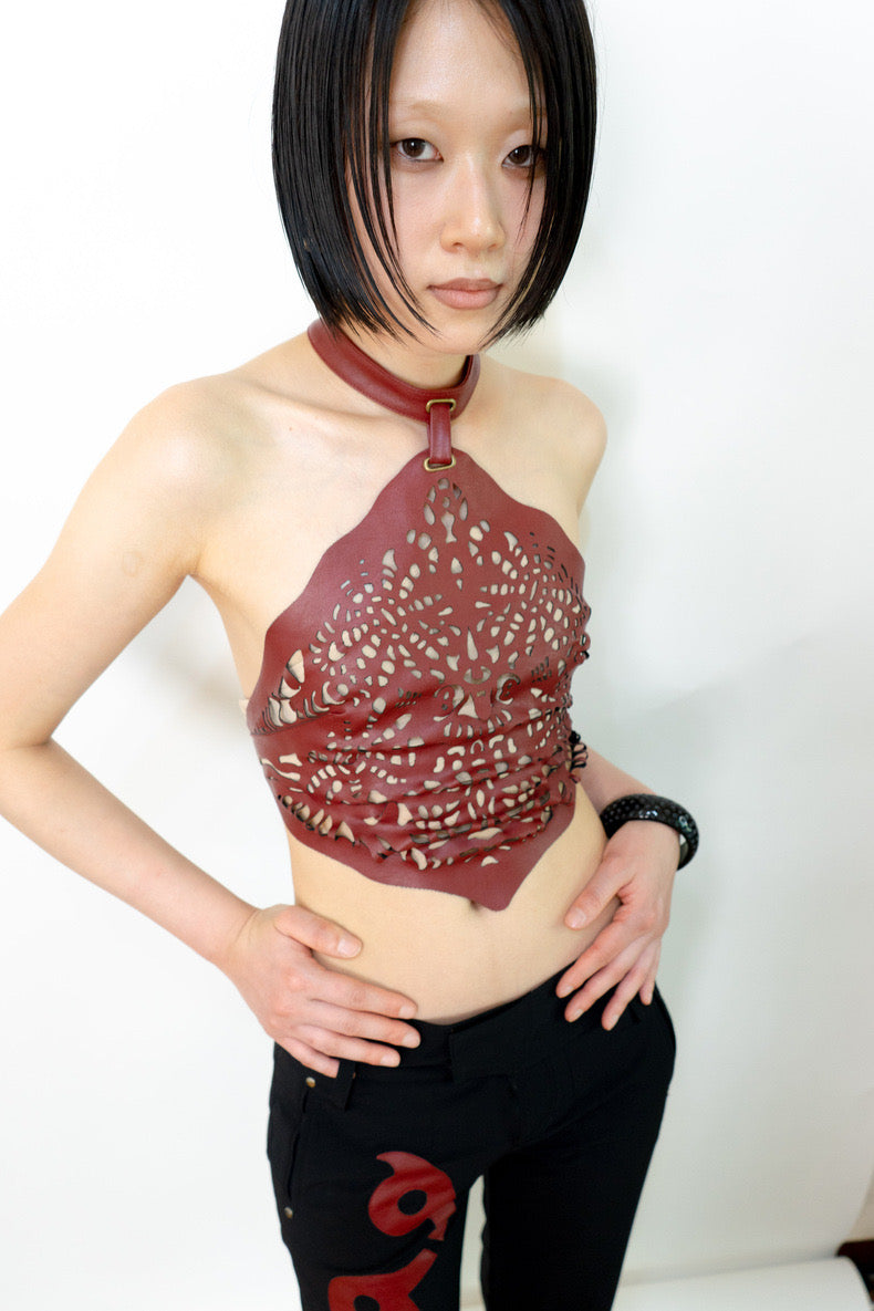 Tropiceye Like Tears In Rain Halter Top