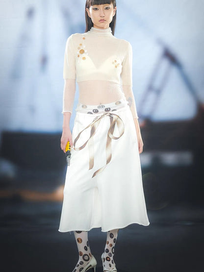 Tropiceye Bow Bow Love Ultra Wide Pants