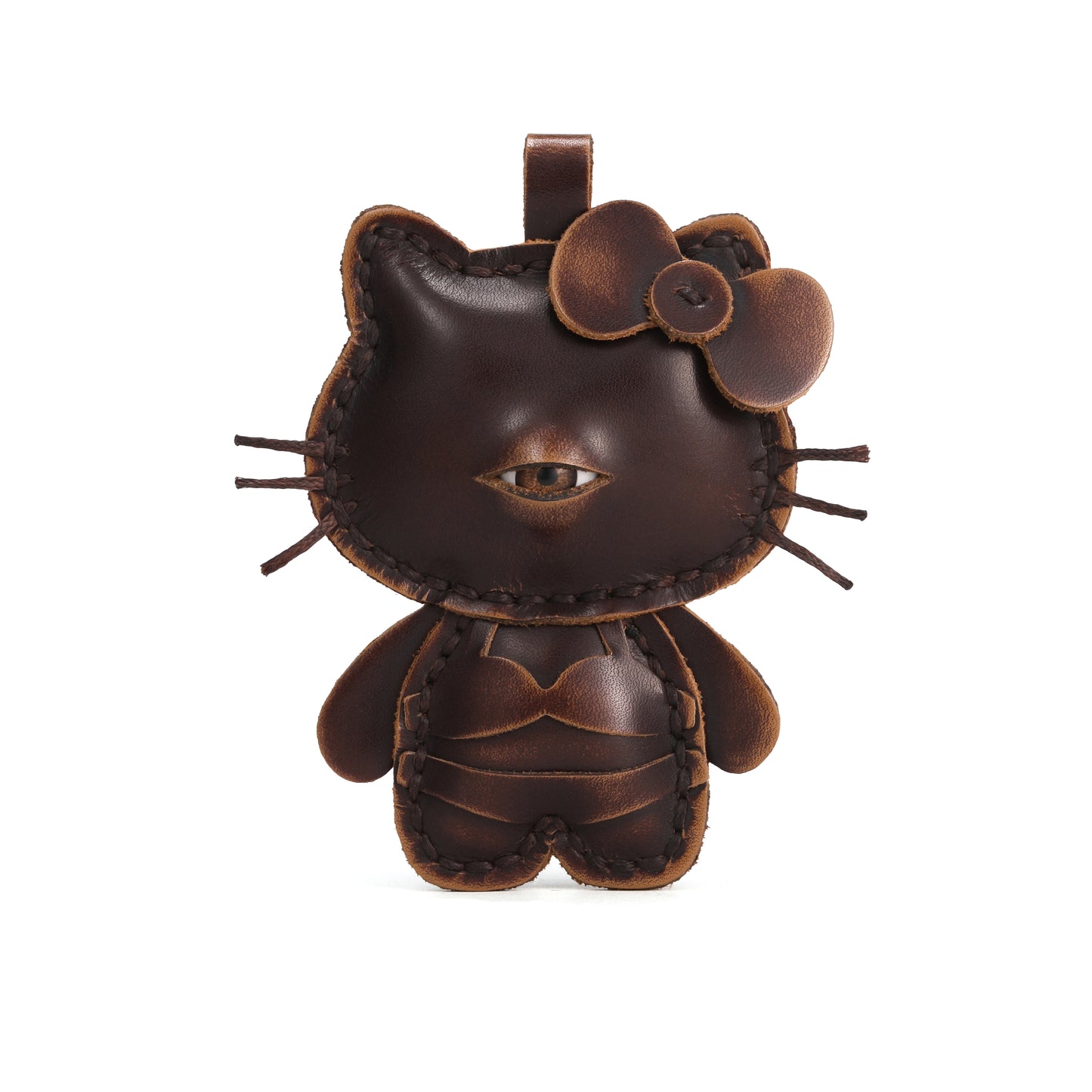 Plank Ateliers 'WHO AM I?' Leather Pendant