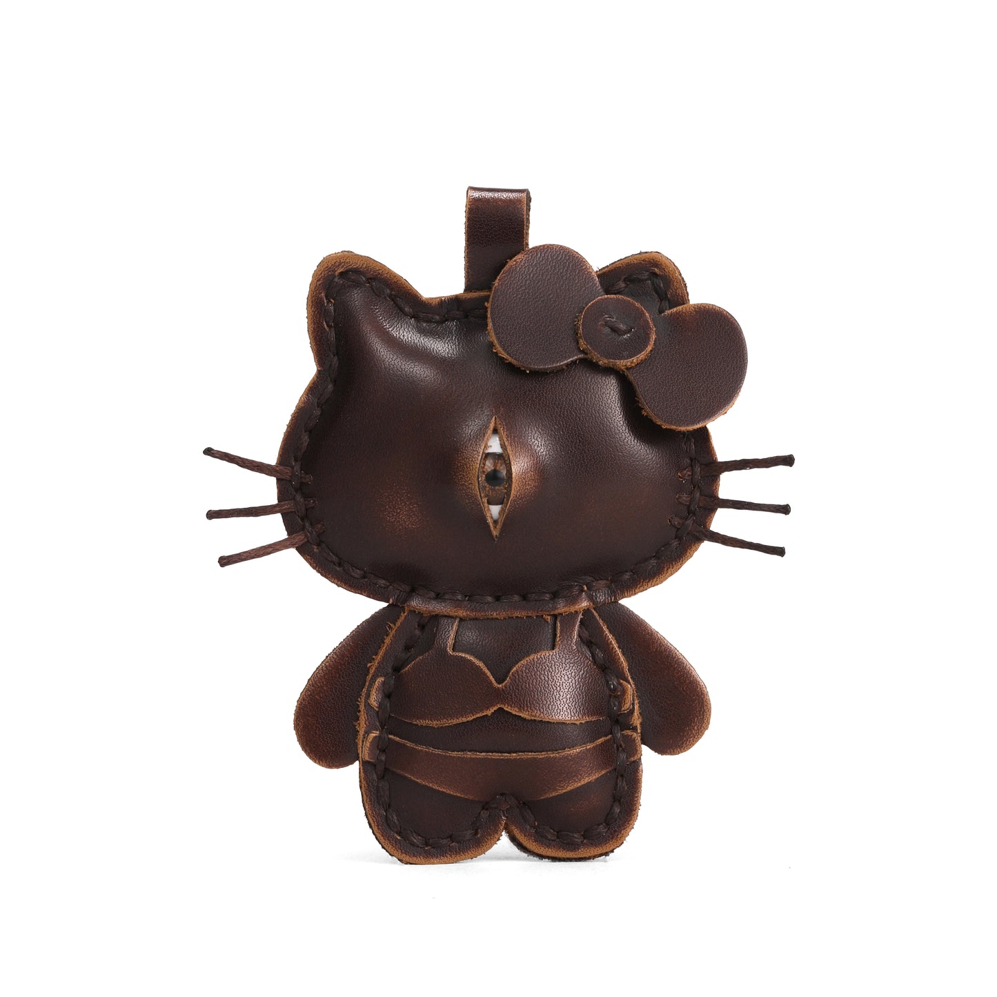 Plank Ateliers 'WHO AM I?' Leather Pendant