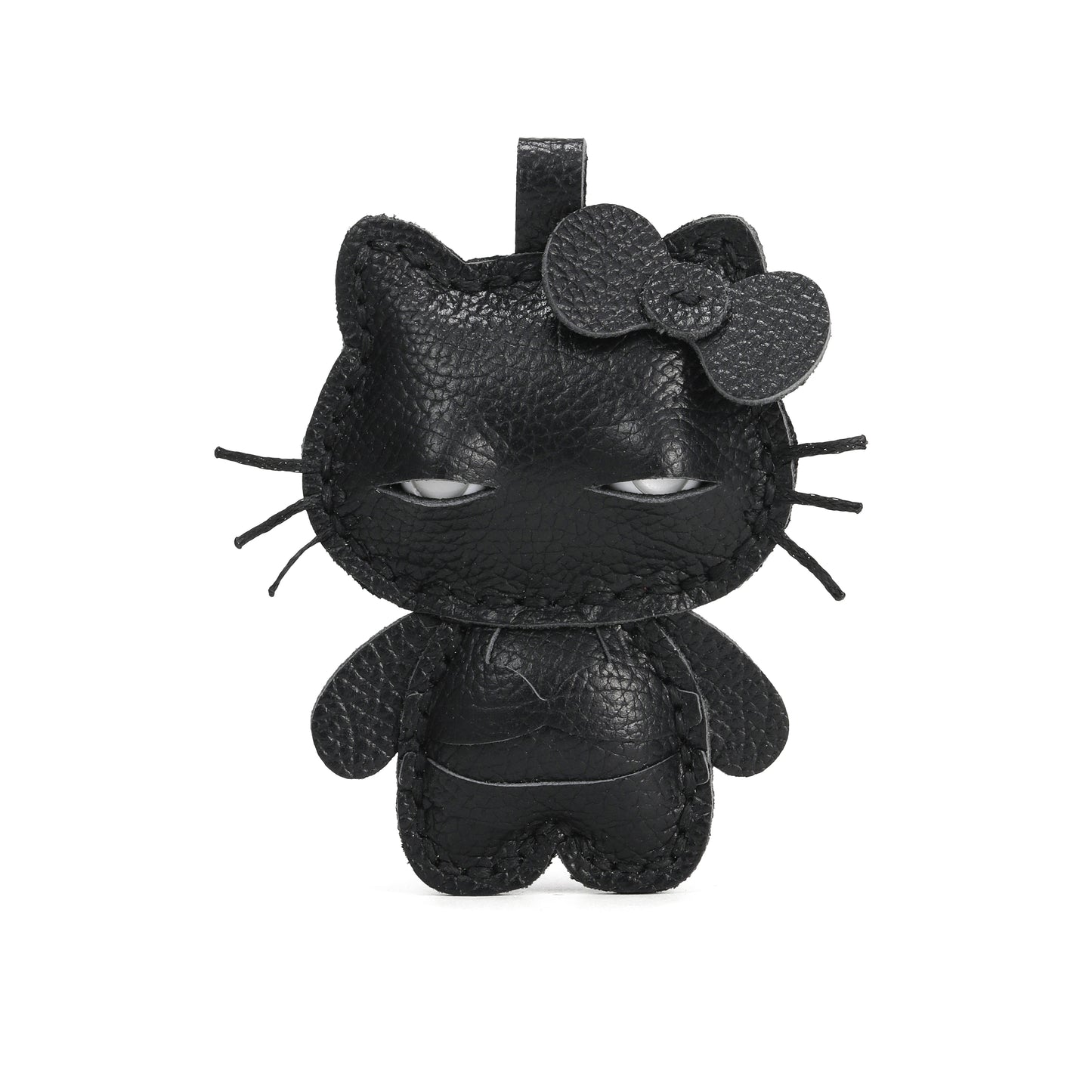 Plank Ateliers 'EYES KITTY' Leather Pendant
