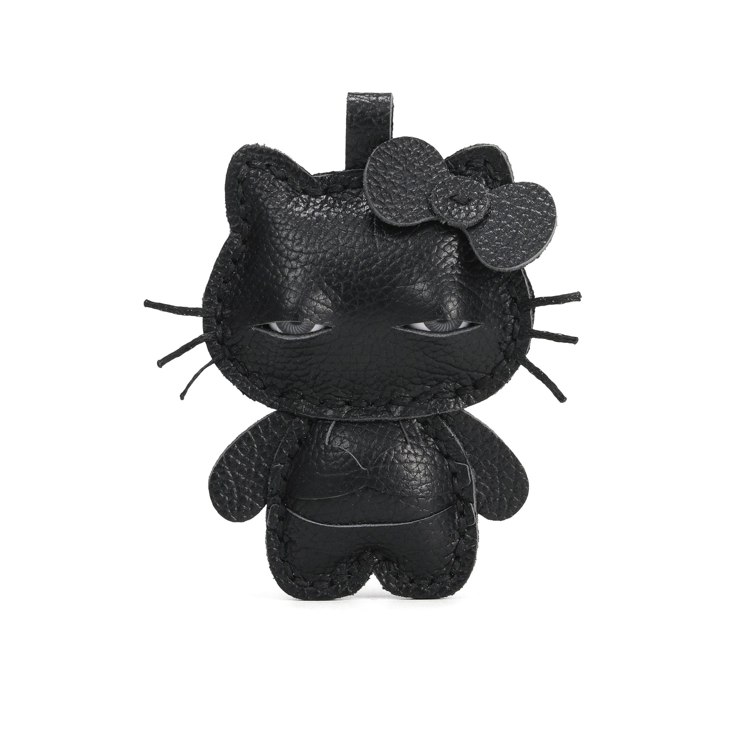 Plank Ateliers 'EYES KITTY' Leather Pendant