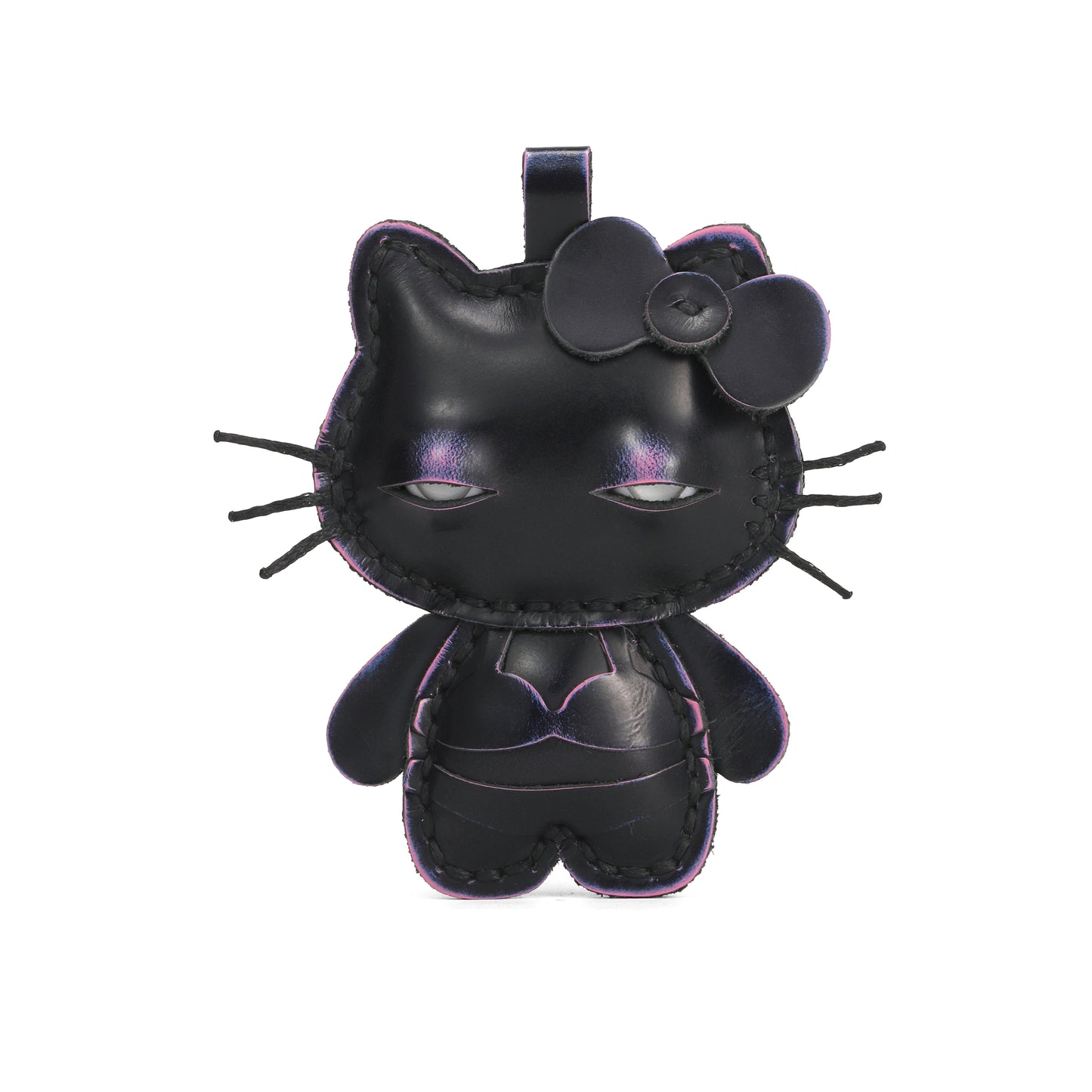 Plank Ateliers 'EYES KITTY' Leather Pendant