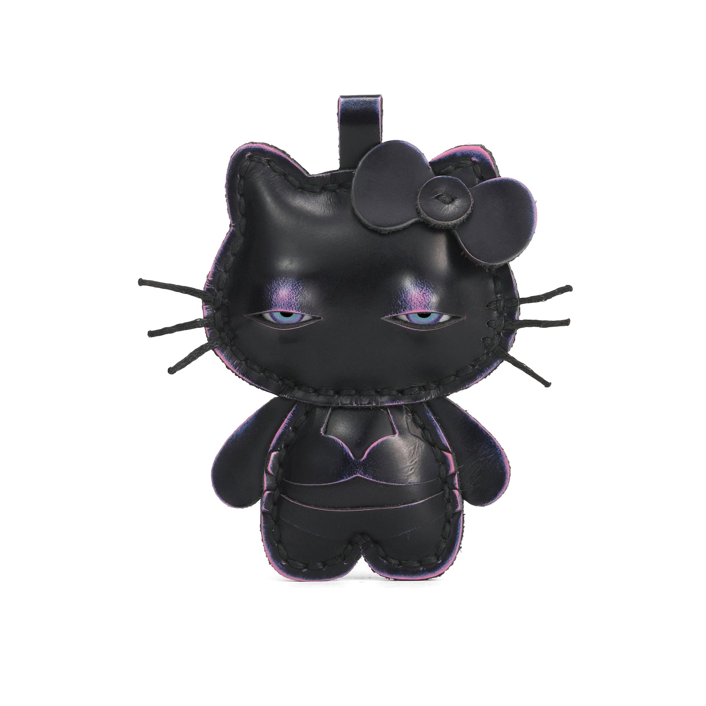 Plank Ateliers 'EYES KITTY' Leather Pendant