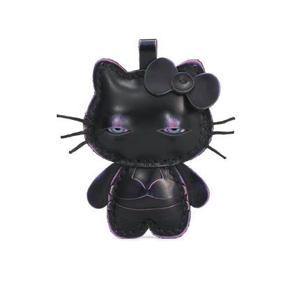Plank Ateliers 'EYES KITTY' Leather Pendant