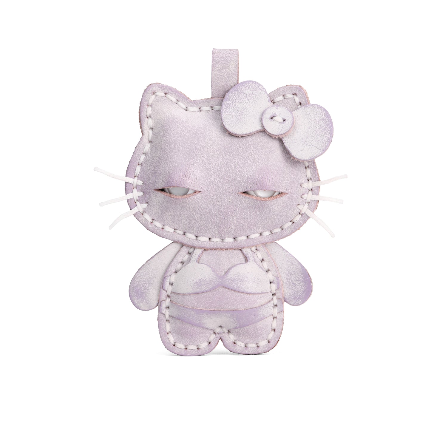 Plank Ateliers 'EYES KITTY' Leather Pendant