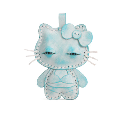 Plank Ateliers 'EYES KITTY' Leather Pendant