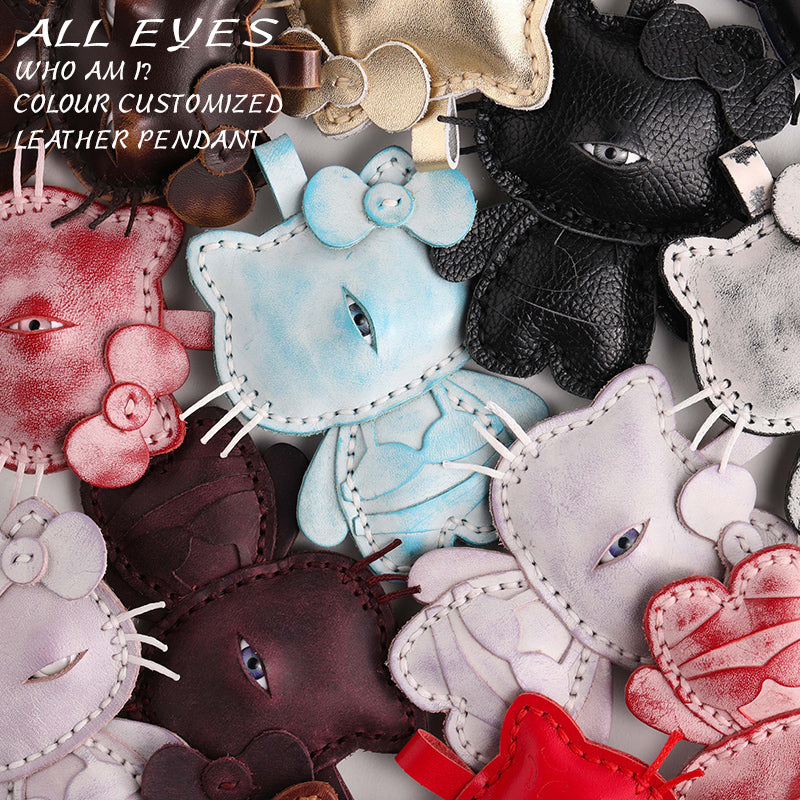 Plank Ateliers 'WHO AM I?' Leather Pendant