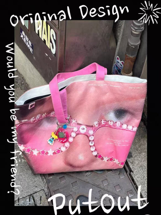 PutOut online pink shopping tote