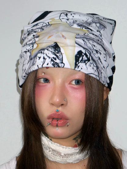 Timrockit Grocery Printed multifunctional scarf