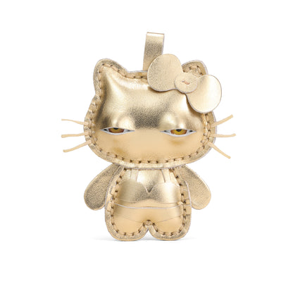 Plank Ateliers 'EYES KITTY' Leather Pendant